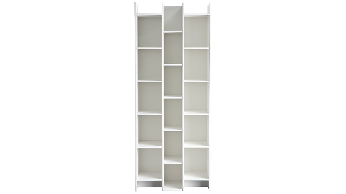 Bibliothque design bois blanc CLIMB