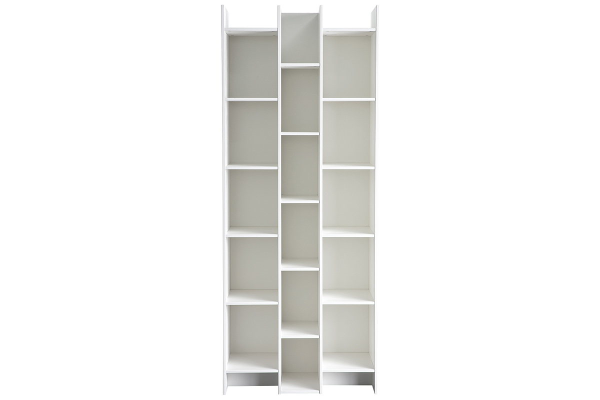 Bibliothque design bois blanc CLIMB