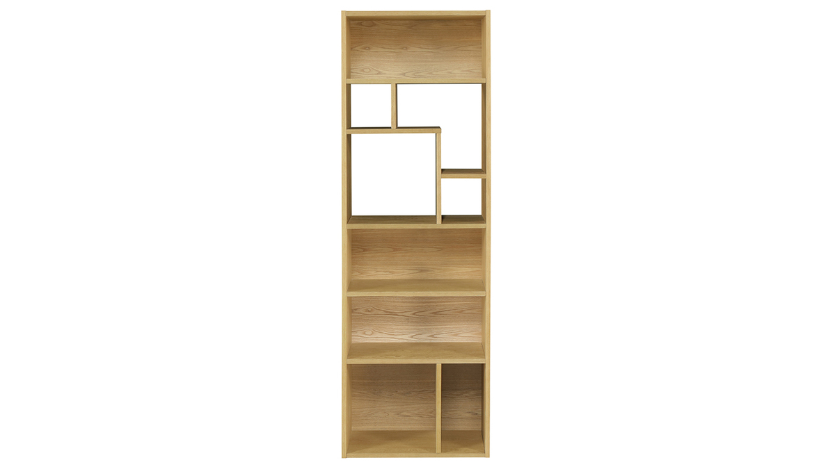Bibliothque design bois clair L60 cm WALANG