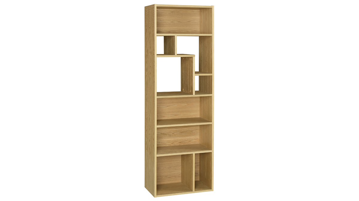 Bibliothque design bois clair L60 cm WALANG