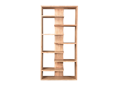 Biblioth&egrave;que design en bois d'acacia 88 cm CHAPMAN