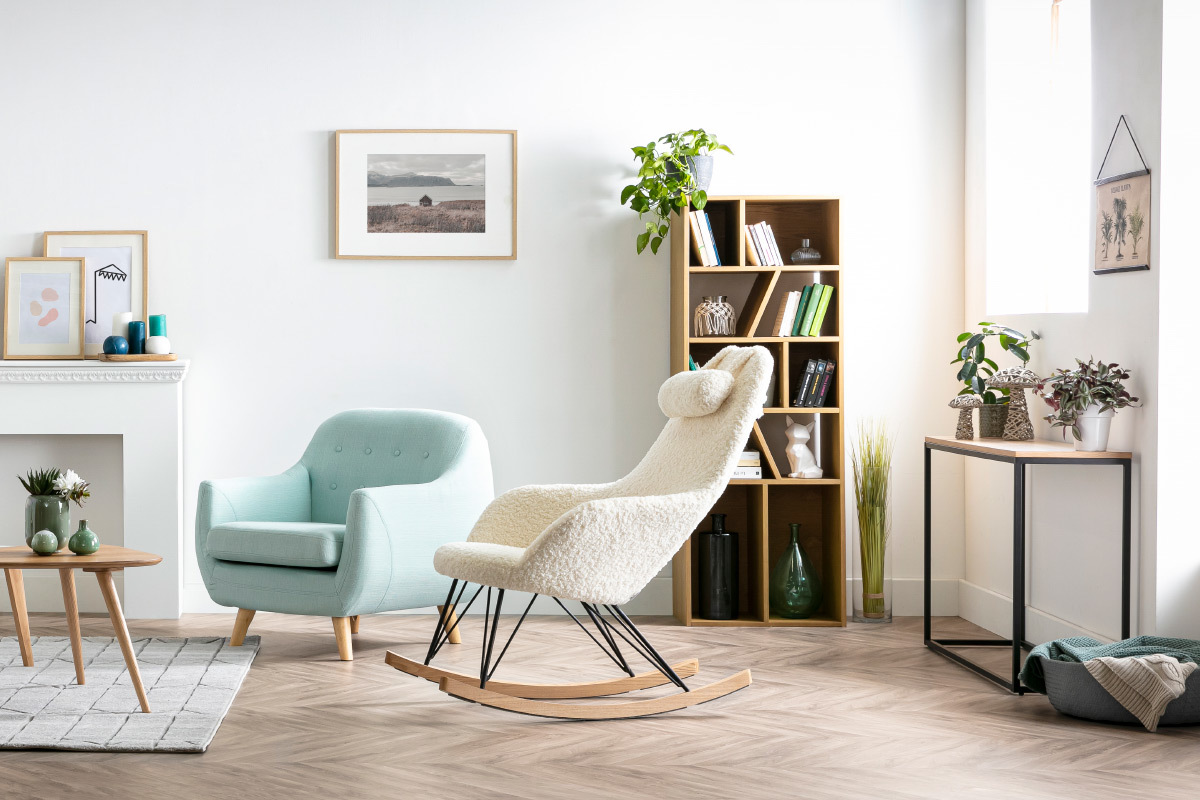 Biblioth�que design fr�ne 60 cm AZTEQUE