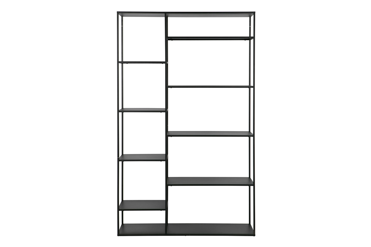 Biblioth�que design m�tal noir ZEPPELIN