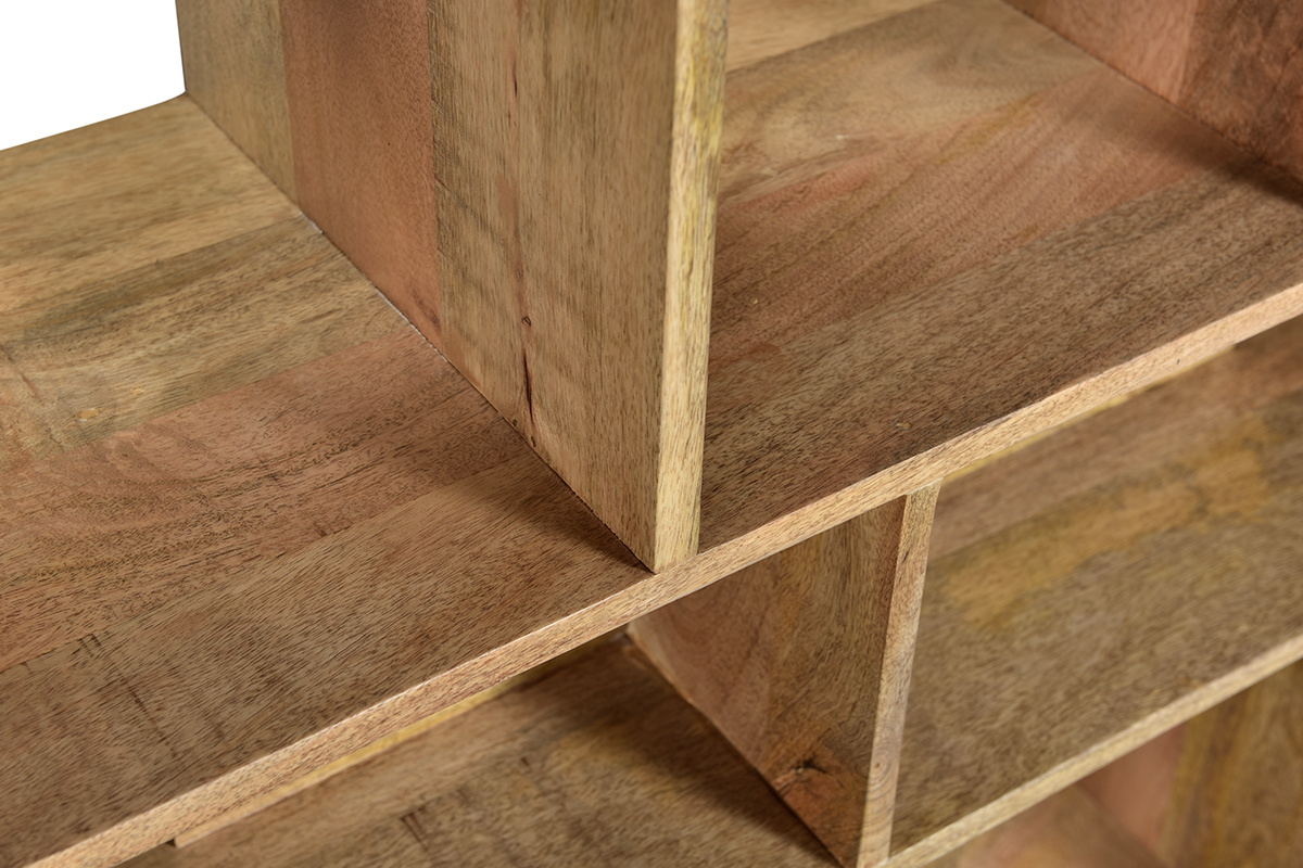 Bibliothque en bois manguier massif L88 cm RUPAH