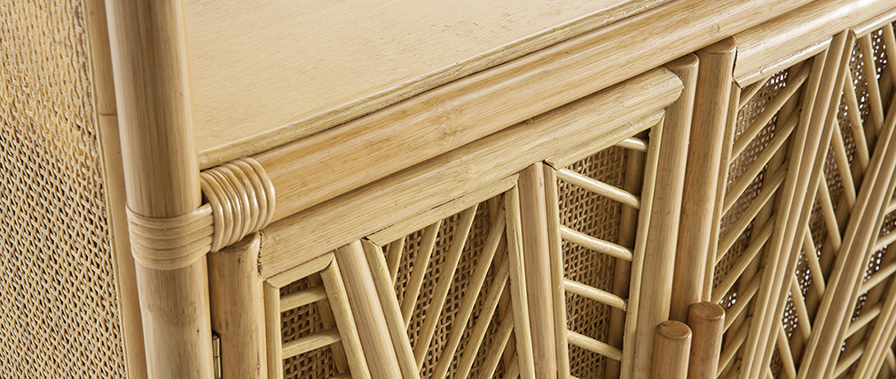 Biblioth�que en rotin H180 cm GALON - Miliboo & St�phane Plaza