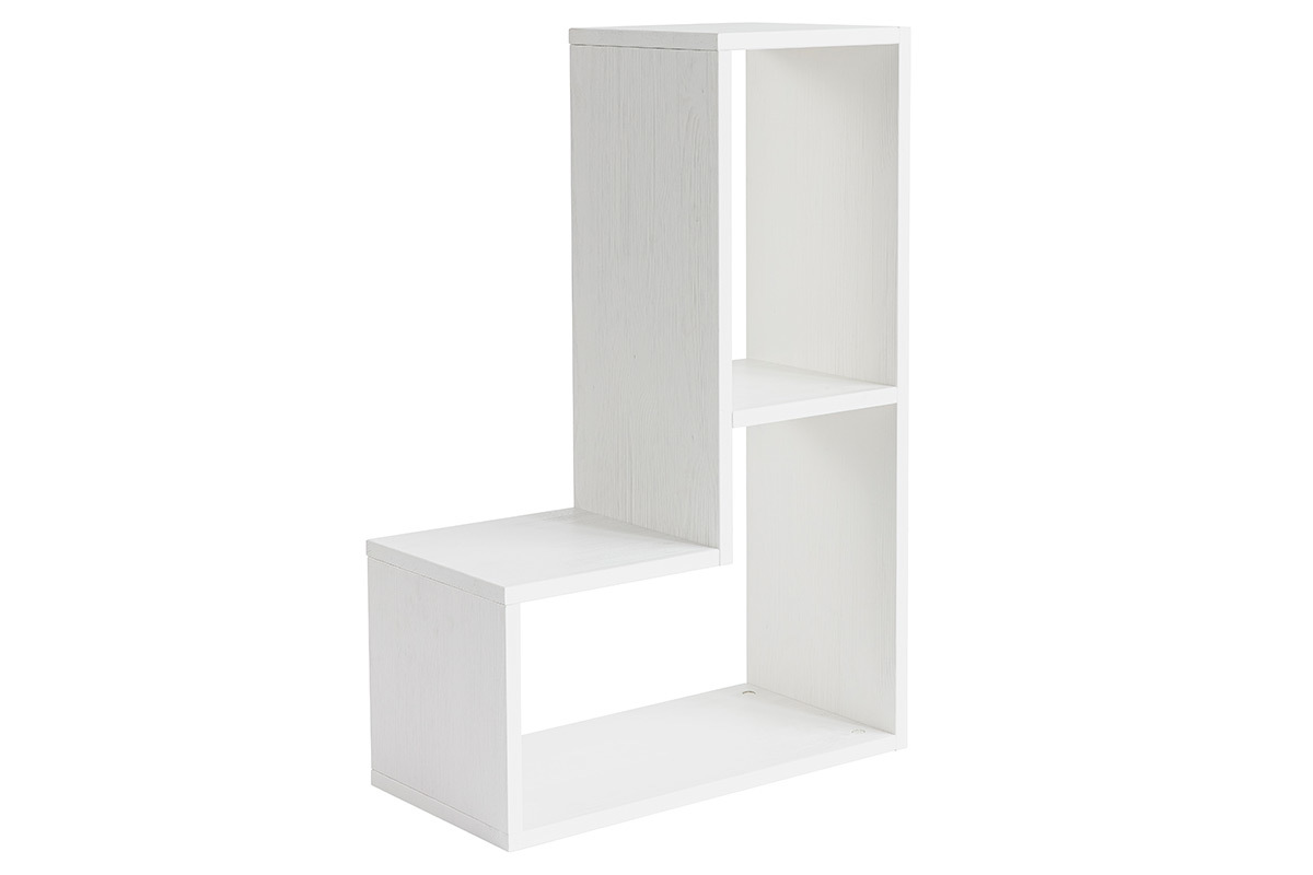 Bibliothque tagre en pin blanc DETTO
