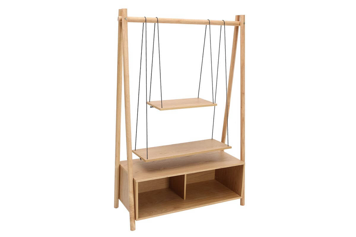 Biblioth�que scandinave ch�ne clair JAPANSK