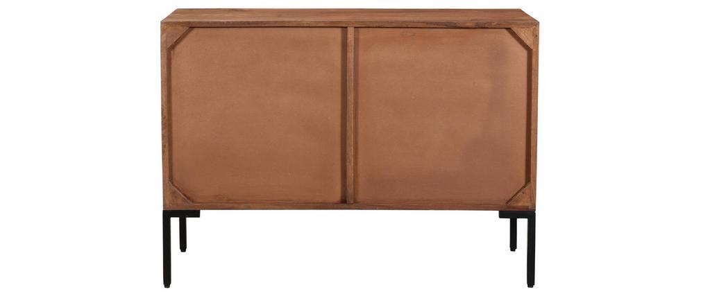 Buffet 2 portes en manguier massif et m�tal ONDA