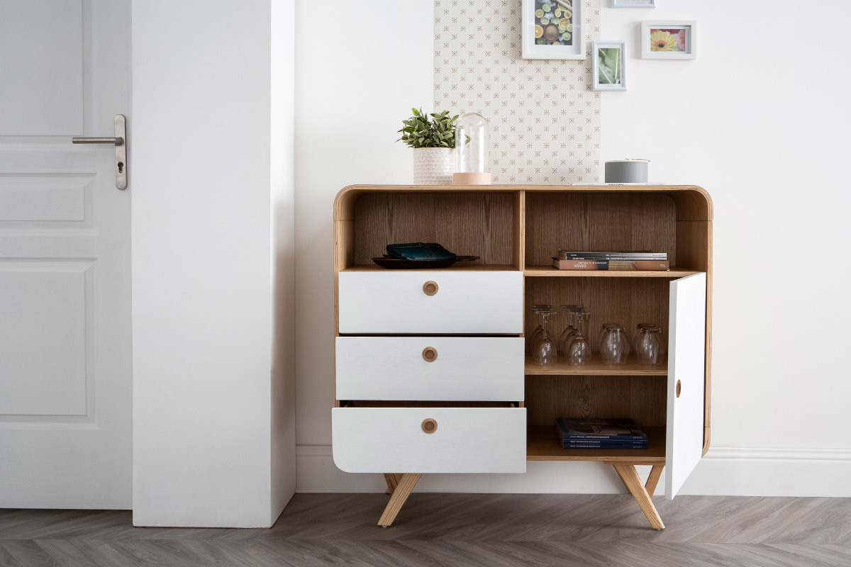 Buffet design 105 cm frne KYOTO