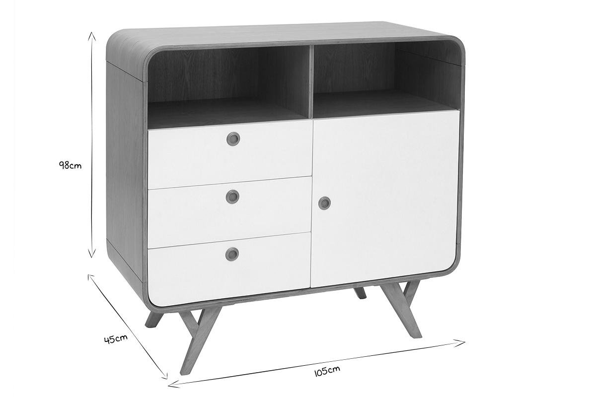 Buffet design 105 cm frne KYOTO
