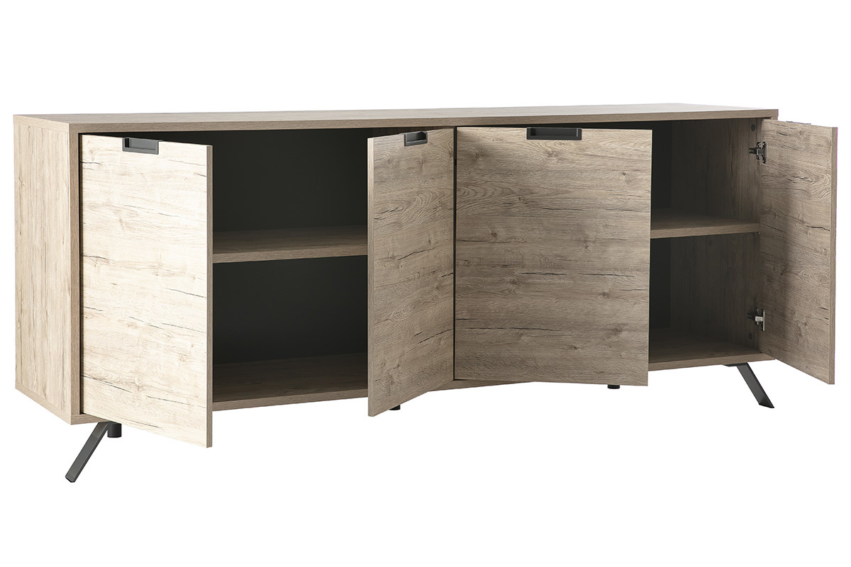 Buffet design 4 portes ch�ne ORIGIN