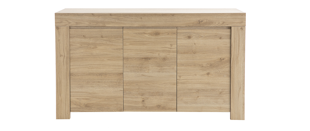 Buffet design finition ch�ne L138 cm TINO