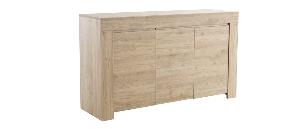 Buffet design finition ch�ne L138 cm TINO