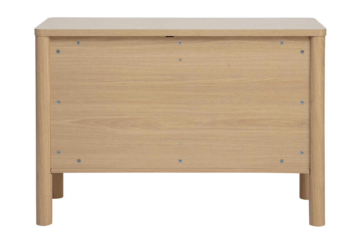 Buffet finition bois clair ch�ne 2 portes L110 cm IZZIE