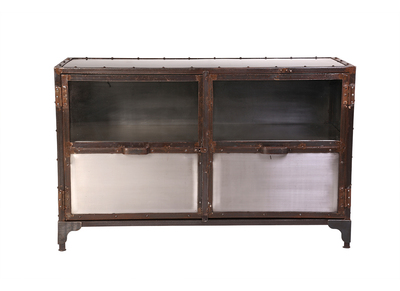 Buffet m&eacute;tal industriel 2 portes FACTORY