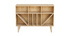Buffet meuble de rangement bouteilles ou vinyles en manguier massif ISIDRO