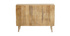 Buffet meuble de rangement bouteilles ou vinyles en manguier massif ISIDRO