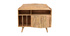 Buffet meuble de rangement vinyles en manguier massif MATAHARI
