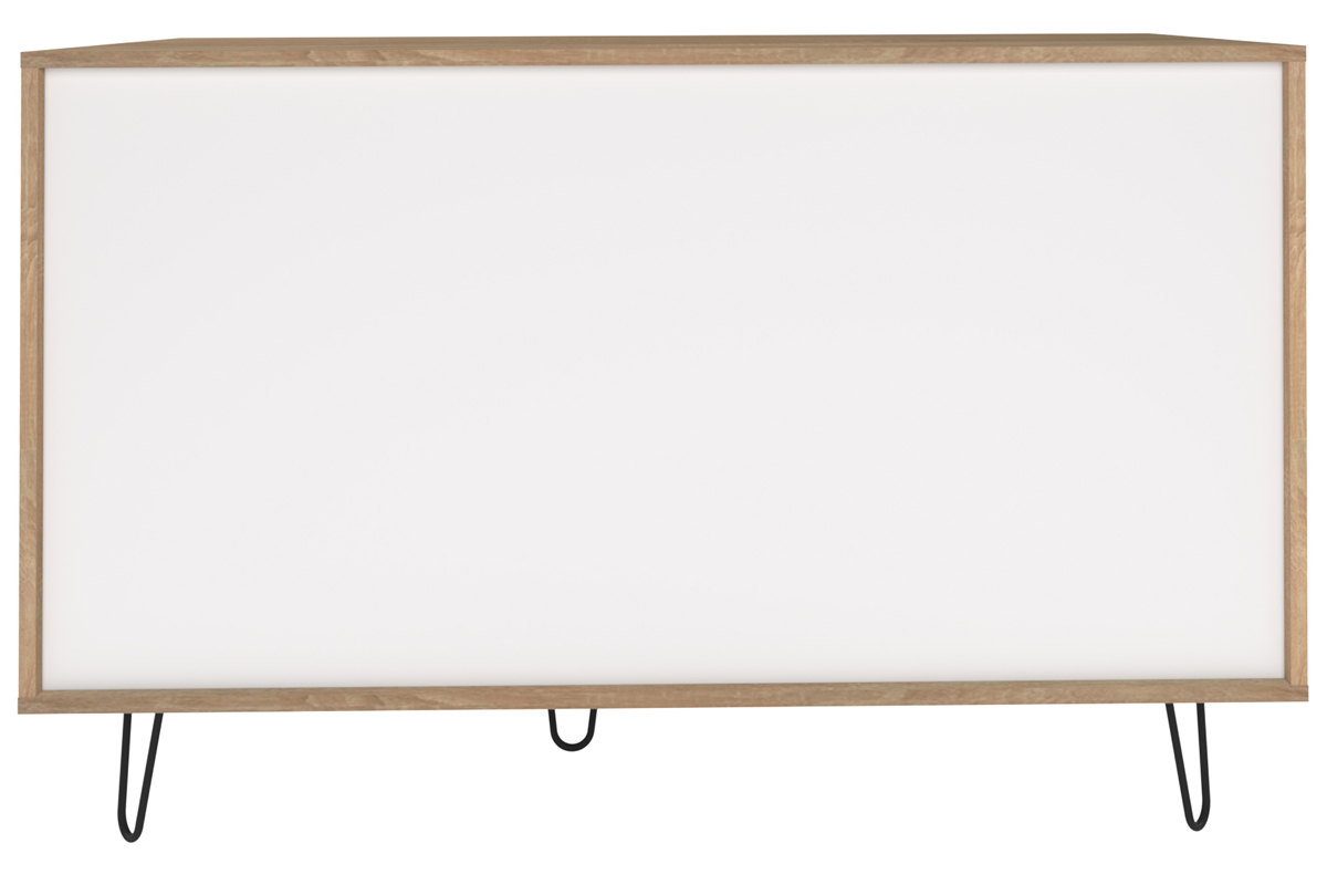 Buffet scandinave bois et blanc LUMY