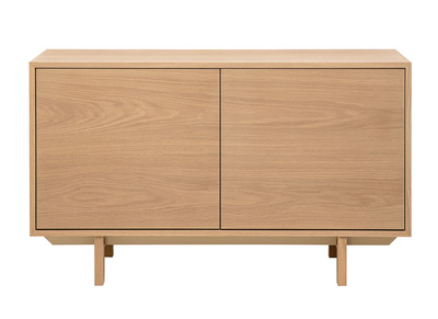 Buffet scandinave en bois clair 2 portes L120 cm SID