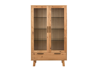 Buffet vaisselier bois design HONORE