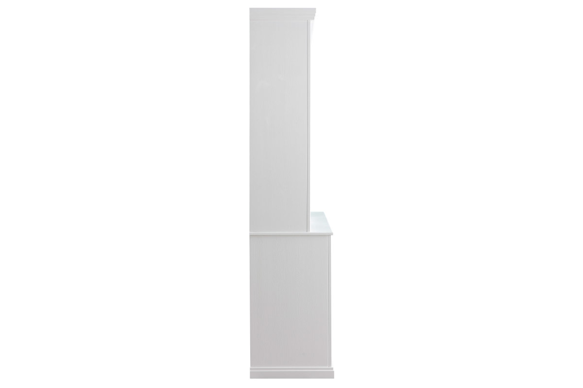 Buffet vaisselier en pin blanc BODRI