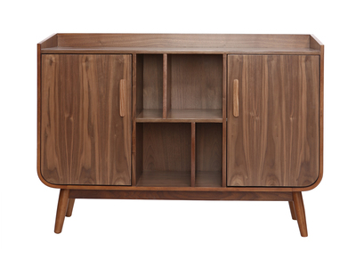 Buffet vintage bois noyer HALLEN - Buffet vintage bois noyer HALLEN