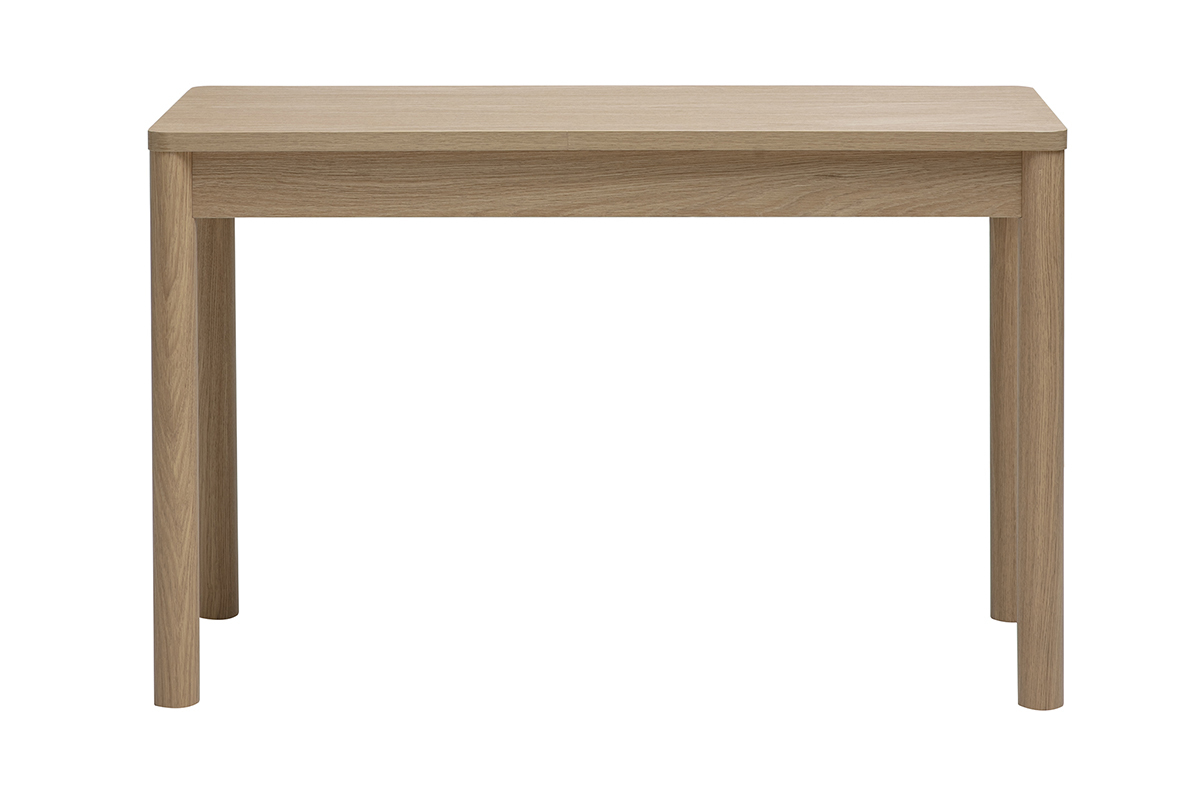 Bureau avec tiroir finition bois clair ch�ne L120 cm IZZIE