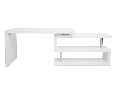 Bureau design blanc mat amovible MAX
