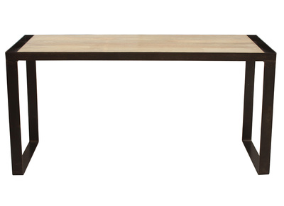 Bureau design industriel bois massif INDUSTRIA