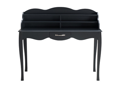 Bureau design laqu&eacute; noir MARGOT