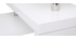 Bureau design modulable blanc laqué brillant T-MAX