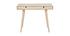Bureau scandinave 2 tiroirs finition ch&ecirc;ne L100 cm NOHOLI