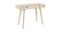 Bureau scandinave 2 tiroirs finition ch&ecirc;ne L100 cm NOHOLI