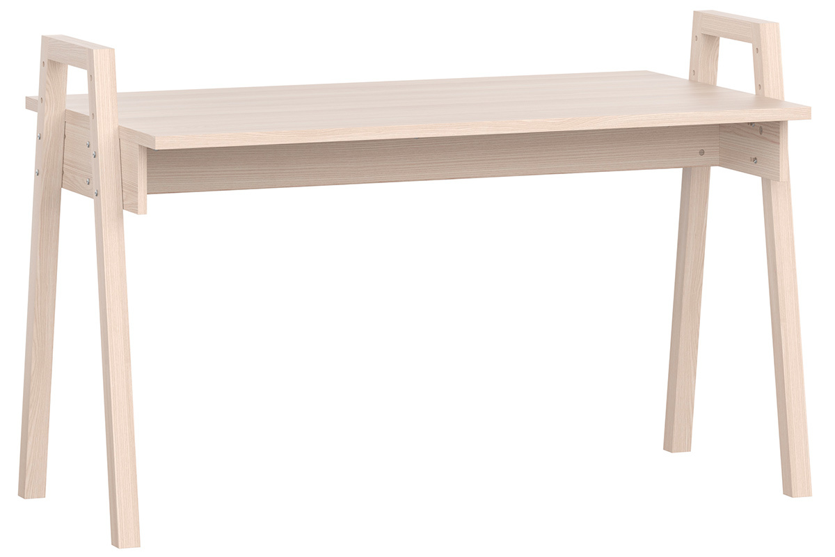 Bureau scandinave ajustable en hauteur L128 cm NOHA