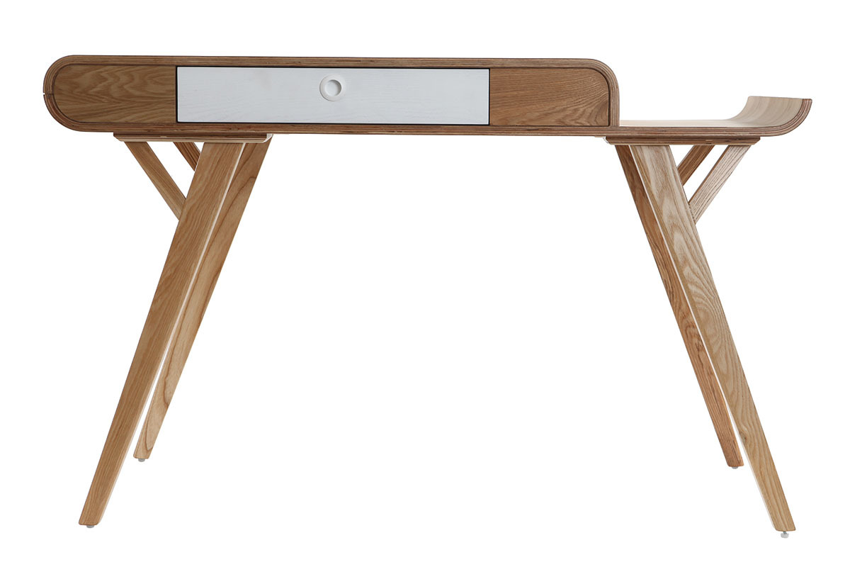 Bureau scandinave fr�ne L120 cm KYOTO