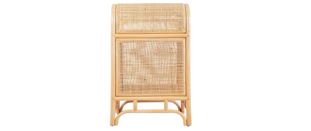 Caisson de bureau 1 porte en rotin GALON