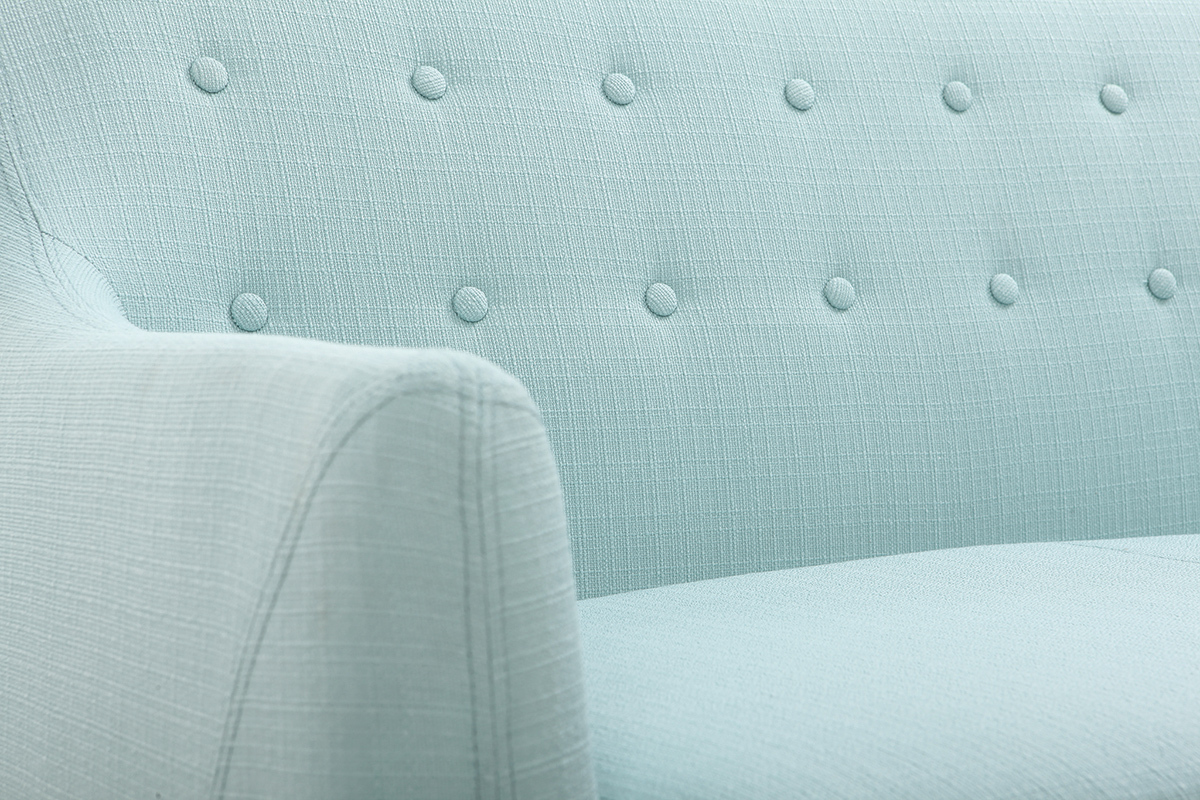 Canap� 2 places design d�houssable menthe � l'eau YNOK