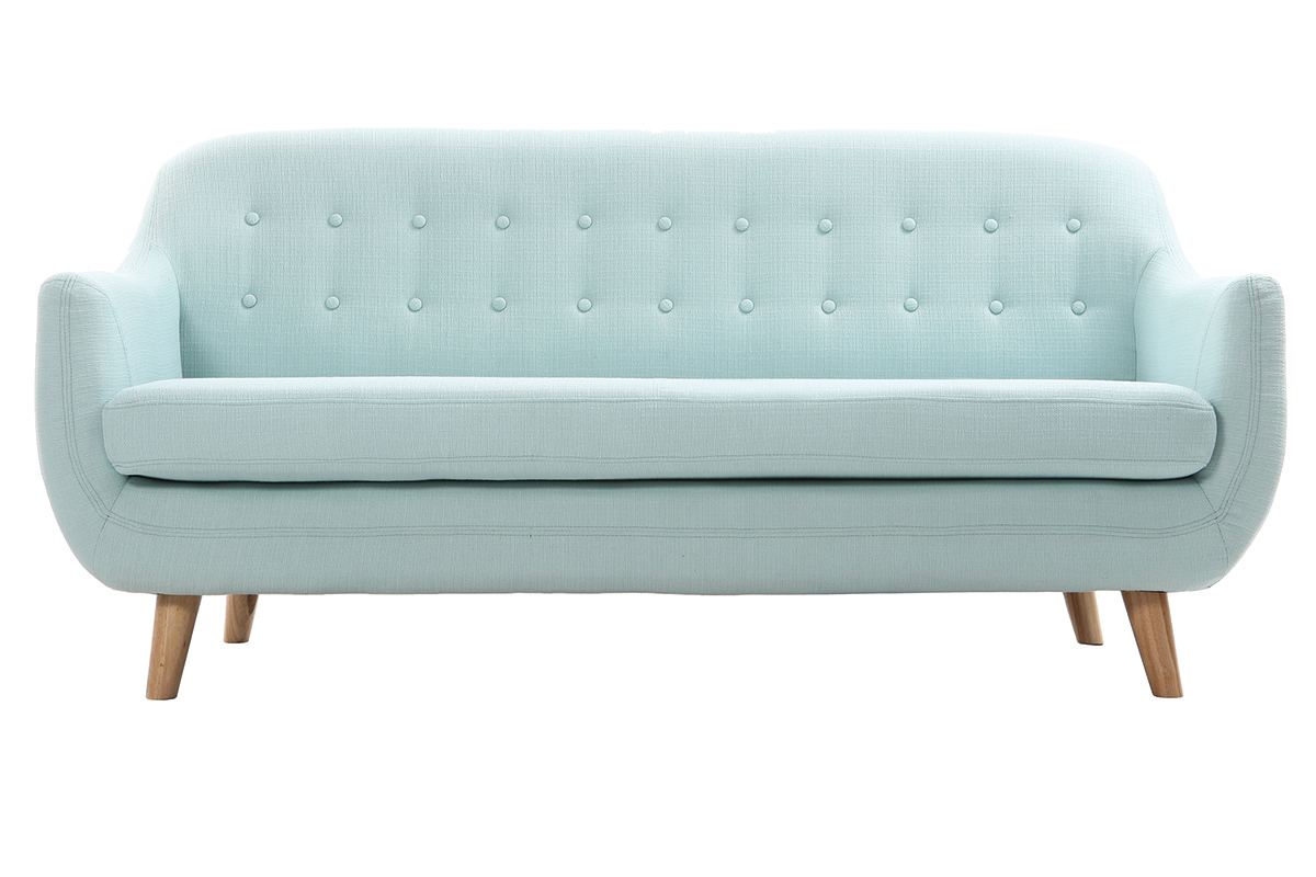 Canap� 3 places design d�houssable menthe � l'eau YNOK