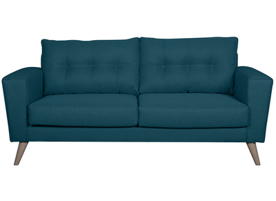 Canap&eacute; 3 places scandinave bleu canard BEAUBOURG - Miliboo & St&eacute;phane Plaza