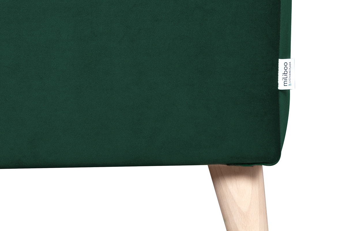 Canap� 3 places scandinave vert BEAUBOURG