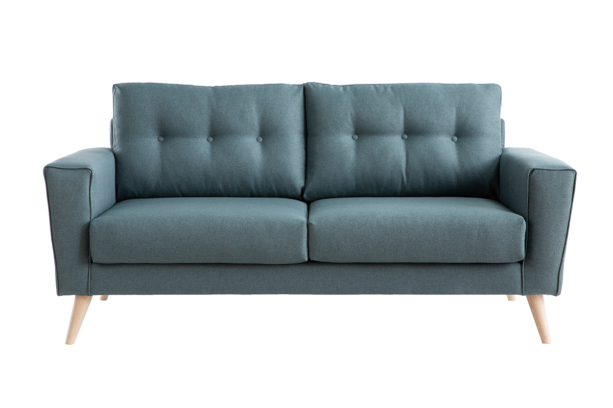 Canap� 3 places scandinave vert de gris BEAUBOURG