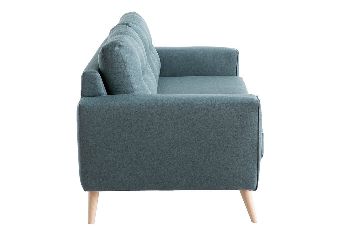 Canap� 3 places scandinave vert de gris BEAUBOURG