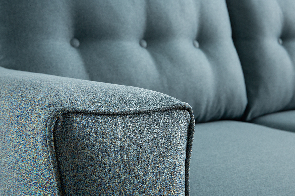 Canap� 3 places scandinave vert de gris BEAUBOURG