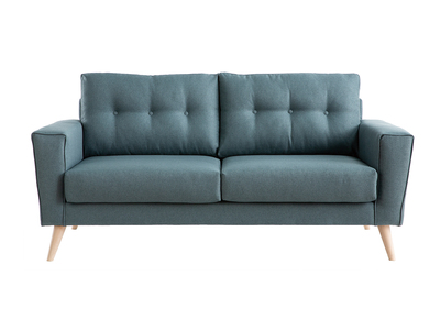 Canap&eacute; 3 places scandinave vert de gris BEAUBOURG