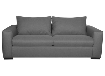 Canap&eacute; convertible 3 places gris chin&eacute; BOLI