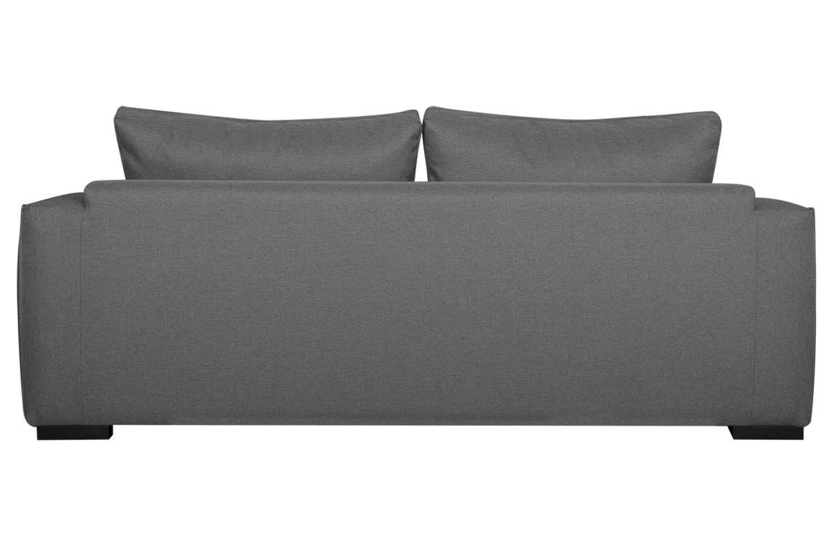 Canap� convertible 3 places gris chin� matelas 10 cm BOLI