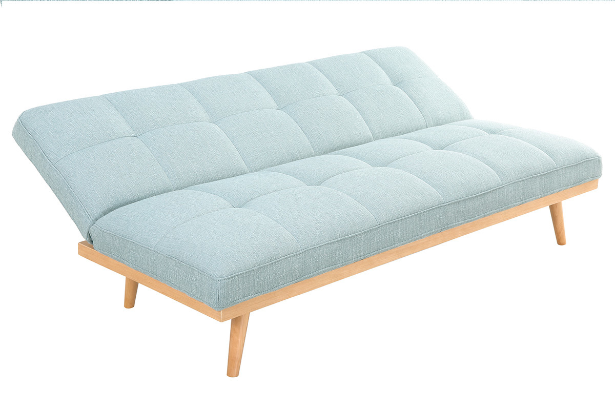 Canap� convertible 3 places vert lagon SIKKO