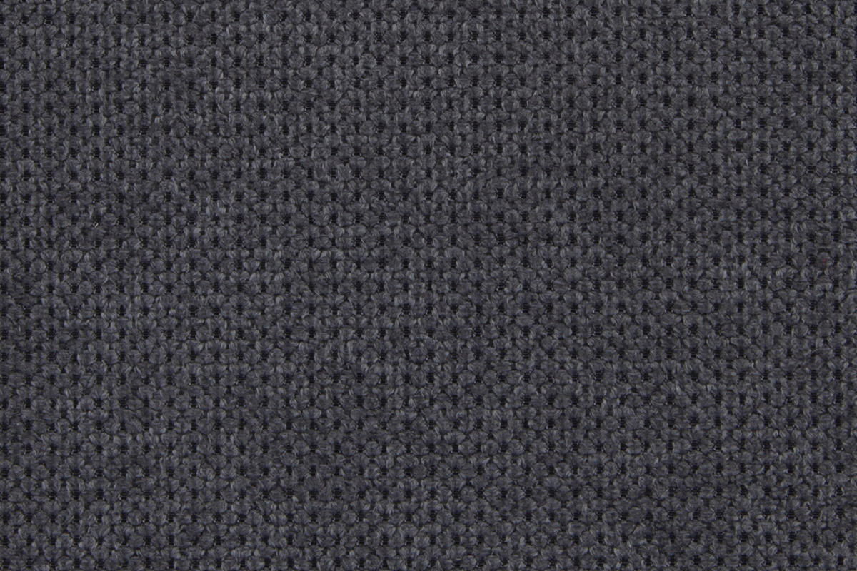 Canap convertible avec ttires ajustables 3 places en tissu effet velours gris anthracite avec matelas 12 cm NORO