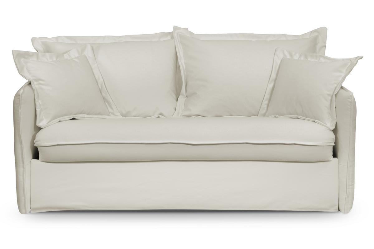 Canap convertible dhoussable en coton blanc crme ALDO